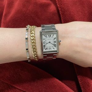 AUTHENTIC CARTIER TANK SOLO WATCH
